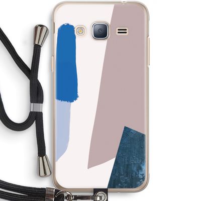Lapis: Samsung Galaxy J3 (2016) Transparant Hoesje met koord