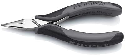 Knipex 35 22 115 ESD ESD Spitsbektang Recht 115 mm