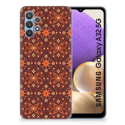 Samsung Galaxy A32 5G | TPU bumper | Batik Brown