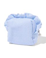 HEMA Etui met dubbele rits ruffles strepen