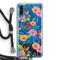 Tropisch 2: Samsung Galaxy A50 Transparant Hoesje met koord
