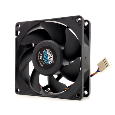 8025 Case Fan for PWM Cooling 80x80x25mm Square Fan 12V 4 Pin