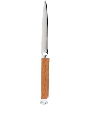 Graf von Faber-Castell coupe-papier Epsom en cuir - Argent