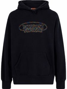 Supreme x Missoni hoodie 'FW21' à logo brodé - Noir