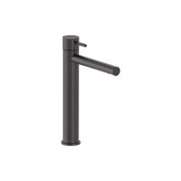 Wastafelmengkraan MAY Stilo Opbouw Model L Geborsteld Carbon Black PVD