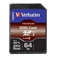 Verbatim Premium SDXC-kaart 64 GB Class 10, UHS-I - thumbnail