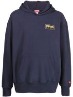 Kenzo hoodie à logo imprimé - Bleu