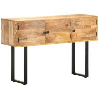 Dressoir 116x35x75 cm massief mangohout - thumbnail