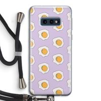 Bacon to my eggs #1: Samsung Galaxy S10e Transparant Hoesje met koord