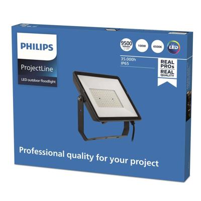 Bouwlamp Philips Proyector Zwart