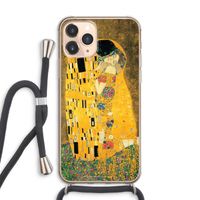 Der Kuss: iPhone 11 Pro Max Transparant Hoesje met koord