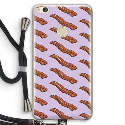 Bacon to my eggs #2: Huawei Ascend P8 Lite (2017) Transparant Hoesje met koord
