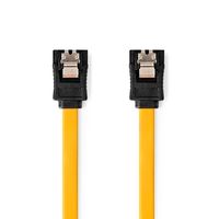 Nedis SATA Kabel | 6 Gbps | SATA 7-Pins Female | SATA 7-Pins Female | Vernikkeld | 0.50 m | Plat | PVC | Geel | Doos - CCGB73250YE05 - thumbnail