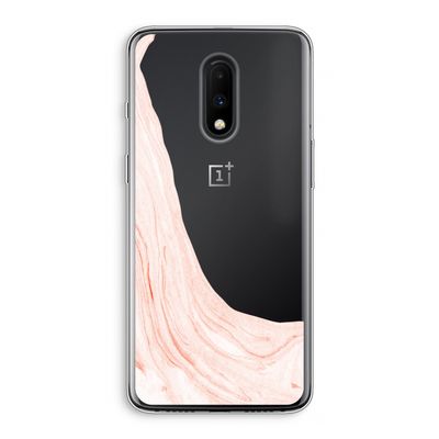Peach bath: OnePlus 7 Transparant Hoesje