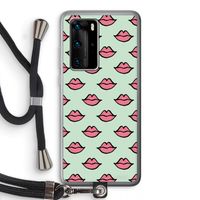 Lipjes: Huawei P40 Pro Transparant Hoesje met koord