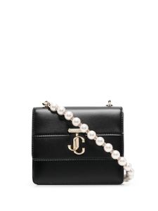 Jimmy Choo sac porté épaule Varenne Quad XS en cuir - Noir