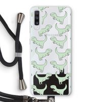 Dinos: Samsung Galaxy A70 Transparant Hoesje met koord