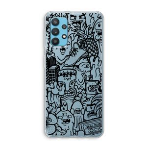 Vexx Black Mixtape: Samsung Galaxy A32 4G Transparant Hoesje