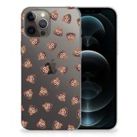 TPU bumper voor iPhone 12 Pro Max Poep Emojis