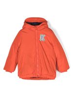 Kenzo Kids veste à logo imprimé - Orange - thumbnail