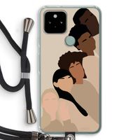 Sweet creatures: Pixel 5 Transparant Hoesje met koord