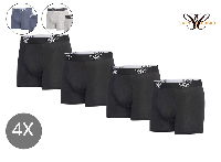 4 Cappuccino herenboxers - boxershorts