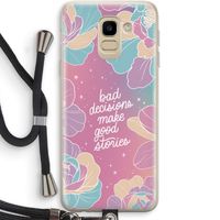 Good stories: Samsung Galaxy J6 (2018) Transparant Hoesje met koord Good stories: Samsung Galaxy J6 (2018) Transparant Hoesje met koord