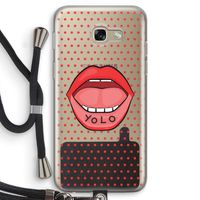 Yolo Denise: Samsung Galaxy A5 (2017) Transparant Hoesje met koord