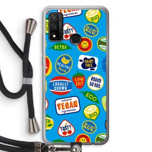 Fruitsticker: Huawei P Smart (2020) Transparant Hoesje met koord