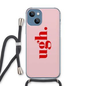 Ugh: iPhone 13 Transparant Hoesje met koord