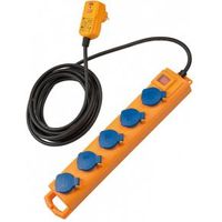 Brennenstuhl 1159900805 Binnen 5AC-uitgang(en) 5m Geel power uitbreiding