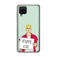 Gimme a call: Samsung Galaxy A12 Transparant Hoesje