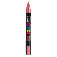 Uni Posca verfmarker pc5m metallic rood - conische punt 2,5 mm