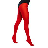 Boland panty - rood - 40 denier - maat M/L - carnaval