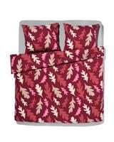 HEMA Dekbedovertrek Flanel 240x200/220 Bladeren Rood (rood) HEMA Dekbedovertrek Flanel 240x200/220 Bladeren Rood (rood)
