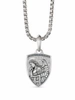 David Yurman pendentif St. Michael en argent sterling pavé de diamants (26 mm)