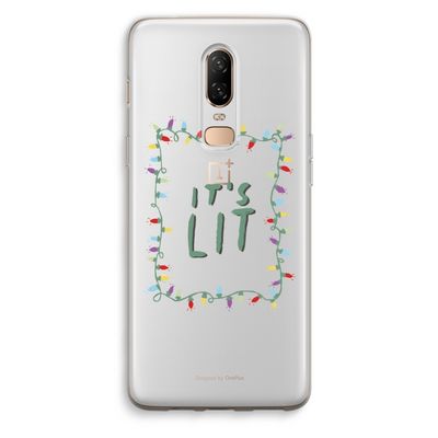 It's Lit: OnePlus 6 Transparant Hoesje