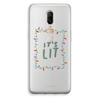 It's Lit: OnePlus 6 Transparant Hoesje