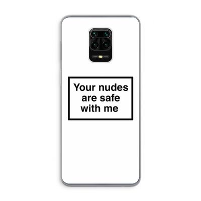 Safe with me: Xiaomi Redmi Note 9 Pro Transparant Hoesje