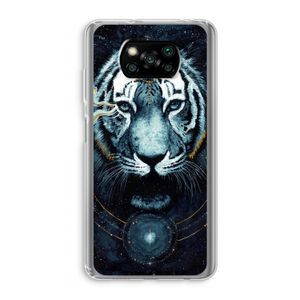 Darkness Tiger: Xiaomi Poco X3 NFC Transparant Hoesje