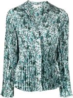 Vince chemise à design plissé - Vert