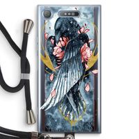 Golden Raven: Sony Xperia XZ1 Transparant Hoesje met koord