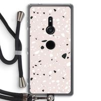 Terrazzo N°20: Sony Xperia XZ2 Transparant Hoesje met koord