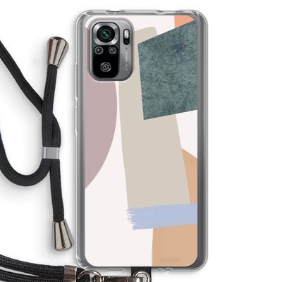 Lindo: Xiaomi Redmi Note 10S Transparant Hoesje met koord