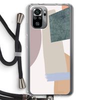 Lindo: Xiaomi Redmi Note 10S Transparant Hoesje met koord