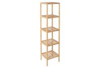 Bamboe spa plank 145 cm, natuurlijke bamboe - 40943