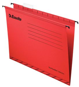 Esselte hangmappen voor laden Classic tussenafstand 330 mm, rood, doos van 25 stuks