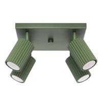 Plafondlamp KARBON 4 olijfgroen