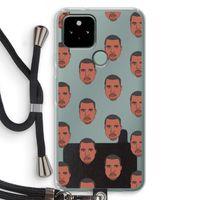 Kanye Call Me?: Pixel 5 Transparant Hoesje met koord
