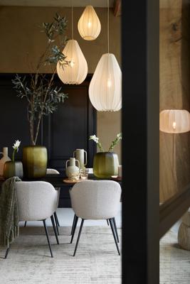 Light & Living Japandi hanglampItela crème Ø 50cm - 2977127